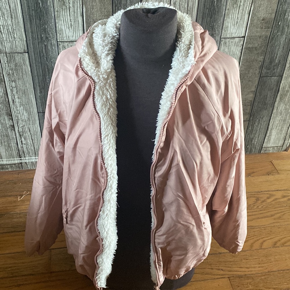 Pink warm jacket - Picture 3 of 4
